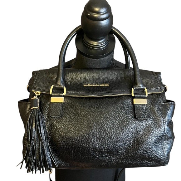 Michael Kors Black Leather Handbag - Picture 4 of 10